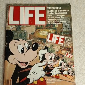 Vintage LIFE Magazine with Mickey Mouse Cover